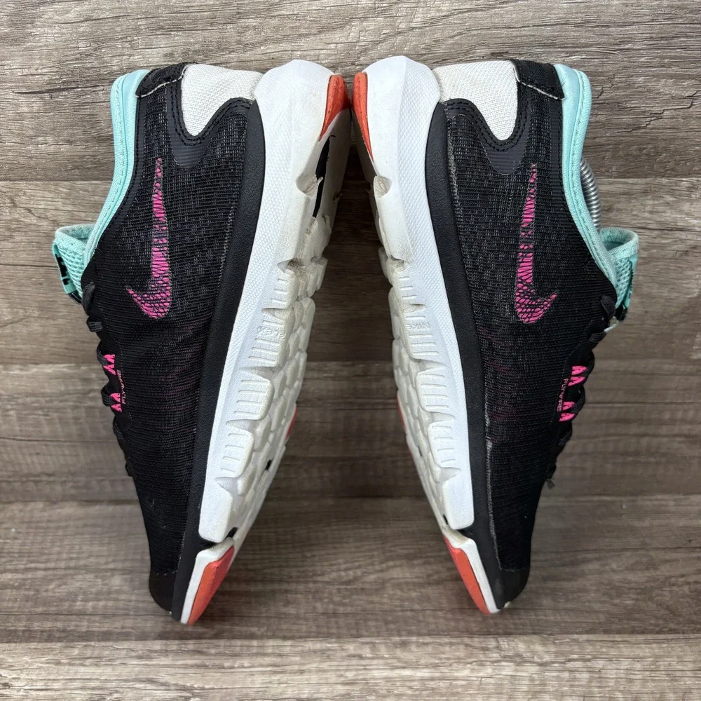 Nike Flex Supreme TR4 Black Pink Womens US Size 8 831571-008 Running Shoes